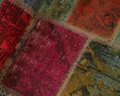 Vintage Patchwork orientalisk matta 74 x 156 cm