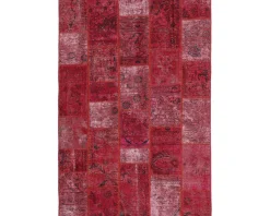 Vintage Patchwork orientalisk matta 139 x 203 cm