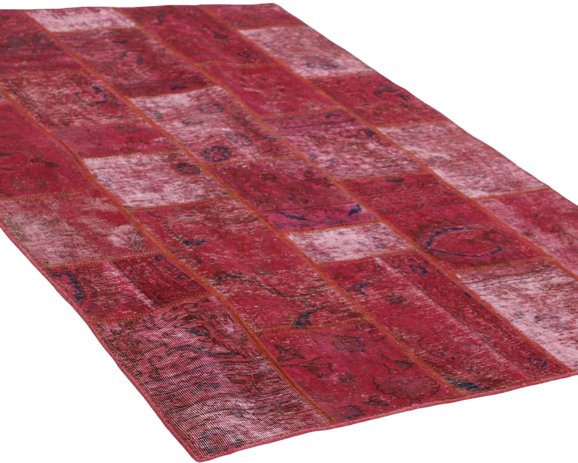 Vintage Patchwork orientalisk matta 139 x 203 cm