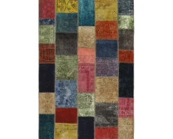 Vintage Patchwork orientalisk matta 156 x 239 cm