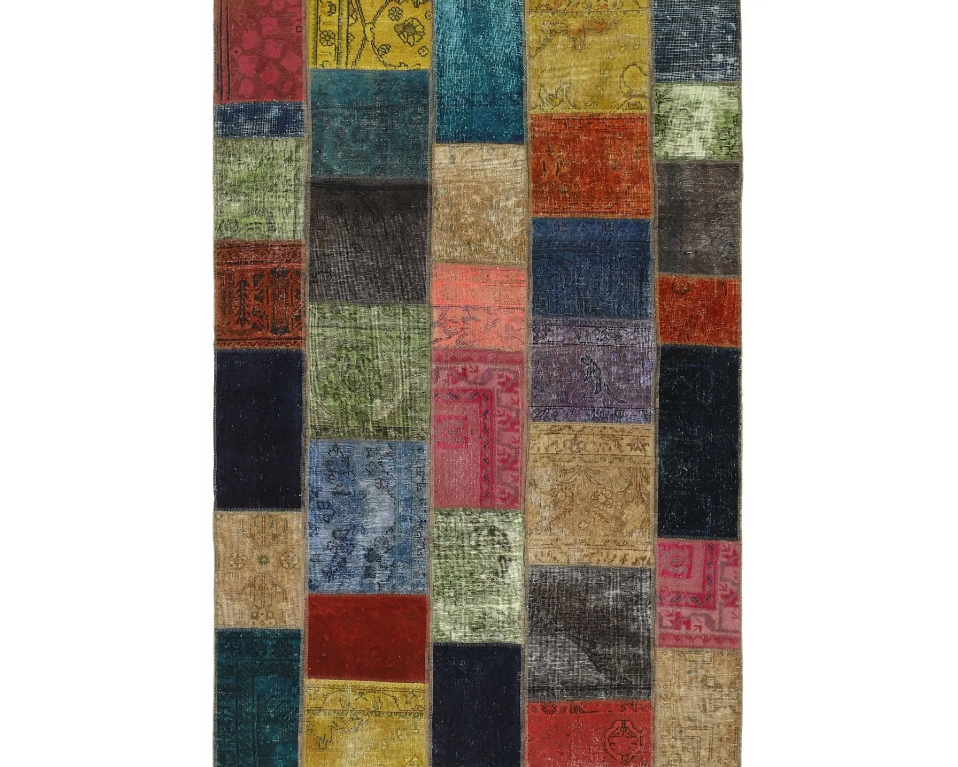 Vintage Patchwork orientalisk matta 156 x 239 cm