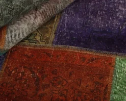Vintage Patchwork orientalisk matta 169 x 238 cm