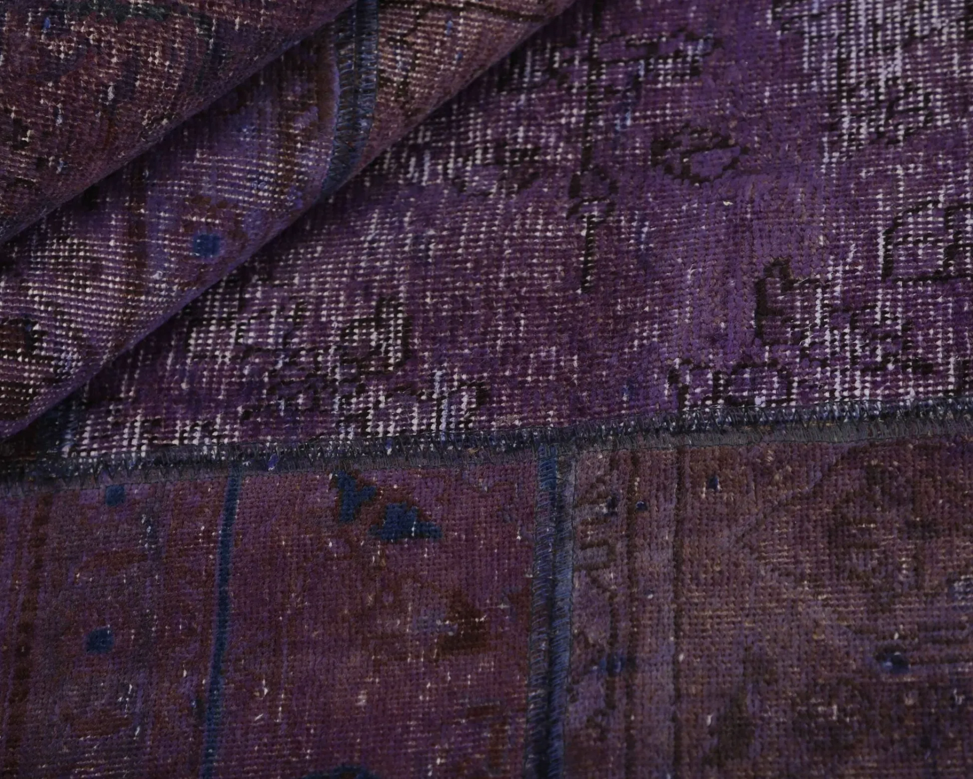 Vintage Patchwork orientalisk matta 205 x 256 cm