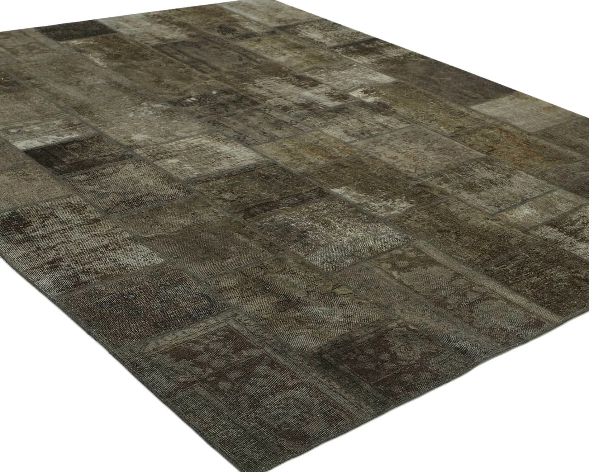 Vintage Patchwork orientalisk matta 253 x 307 cm