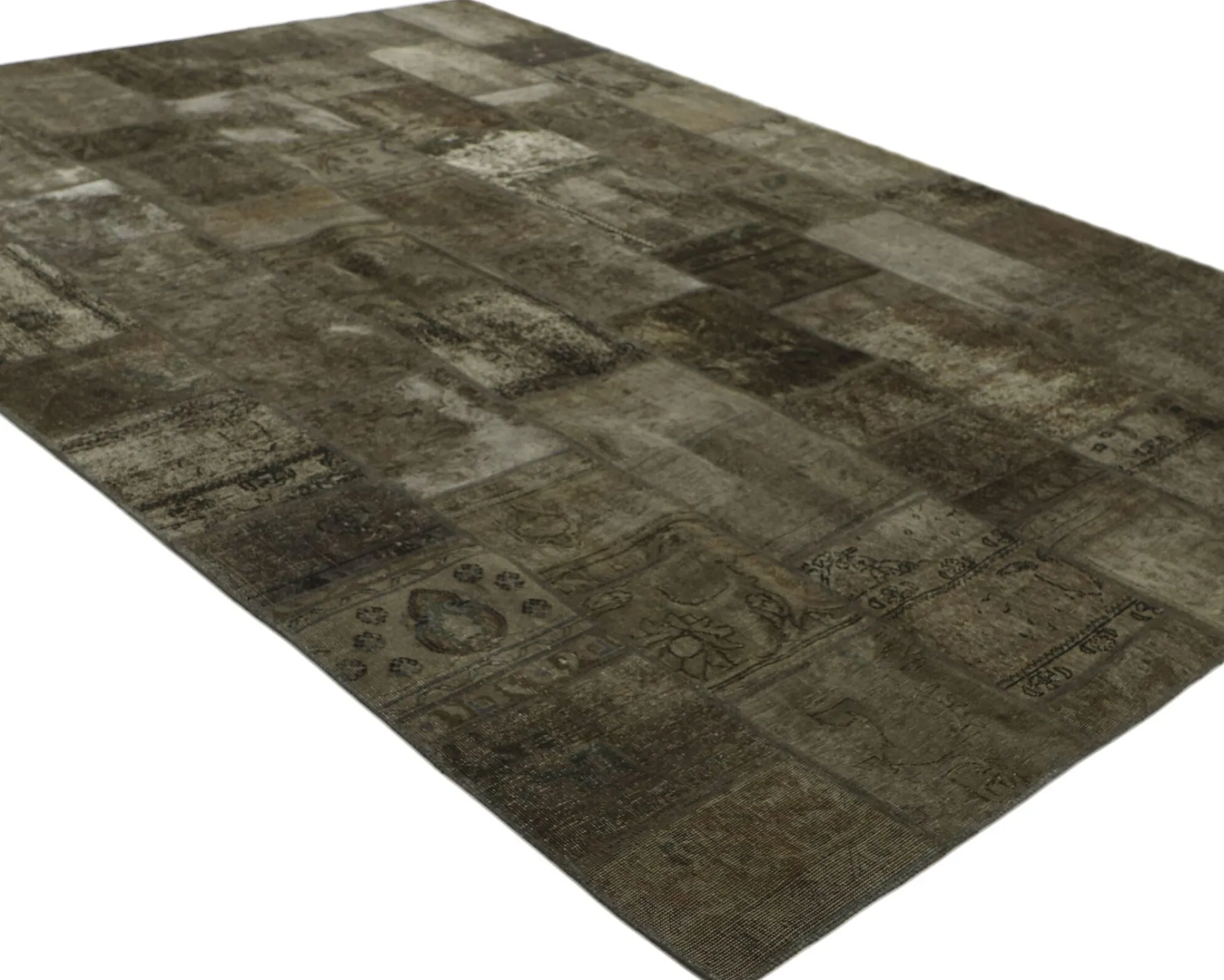 Vintage Patchwork orientalisk matta 251 x 355 cm