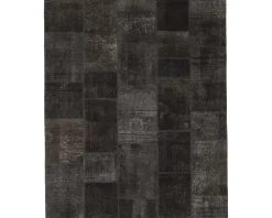 Vintage Patchwork orientalisk matta 204 x 250 cm