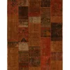 Vintage Patchwork orientalisk matta 204 x 254 cm