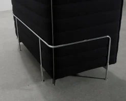 Vitra Alcove Highback 2-sits akustiksoffa svart
