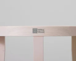 Witka Wood P’U stol vit