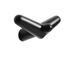 WOUD Tail Wing klädkrok svart