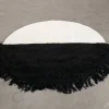 Woven Works Arc ullmatta ø 200 cm vit / svart