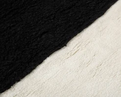 Woven Works Arc ullmatta ø 200 cm vit / svart